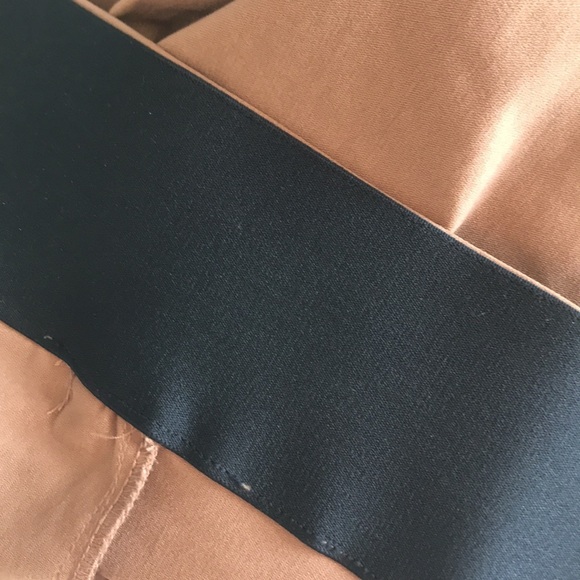 Violets & Roses Camel Ruthy Solid zipper stretchy boot cut pull on pants Sz 8/29 - Picture 10 of 10